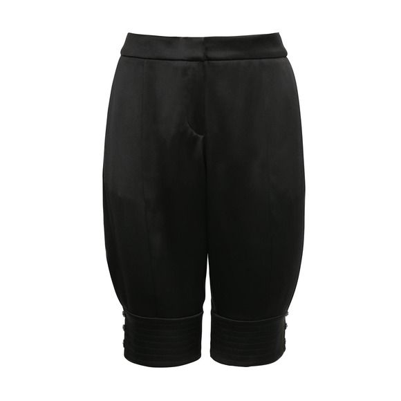 Emporio Armani  Ready-To-Wear Silk Balloon Shorts Black Womens Size IT 40 / US 4 - Picture 2 of 8